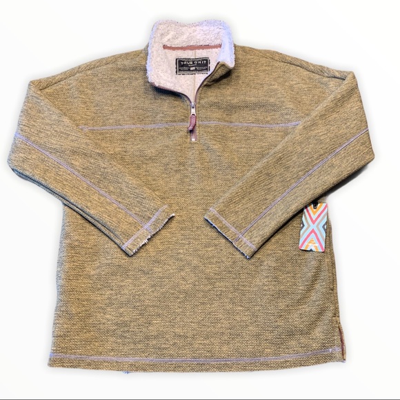 True Grit Other - True Grit Bonded Sweater Knit w/Shearling Fur